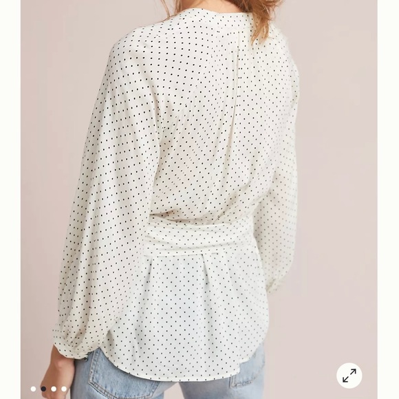 NWT Lucy Polka Dot Blouse - Picture 3 of 5